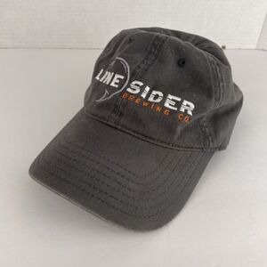 Line Sider Brewing Co. Dad Hat OSMF Gray Adjustable Baseball Cap Otto Beer‎